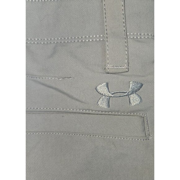 Under Armour Mens Gray Performance Pants 38x32 Nylon Blend - Picture 6 of 8
